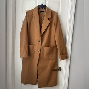Lulu's Classic Brown Trench Coat